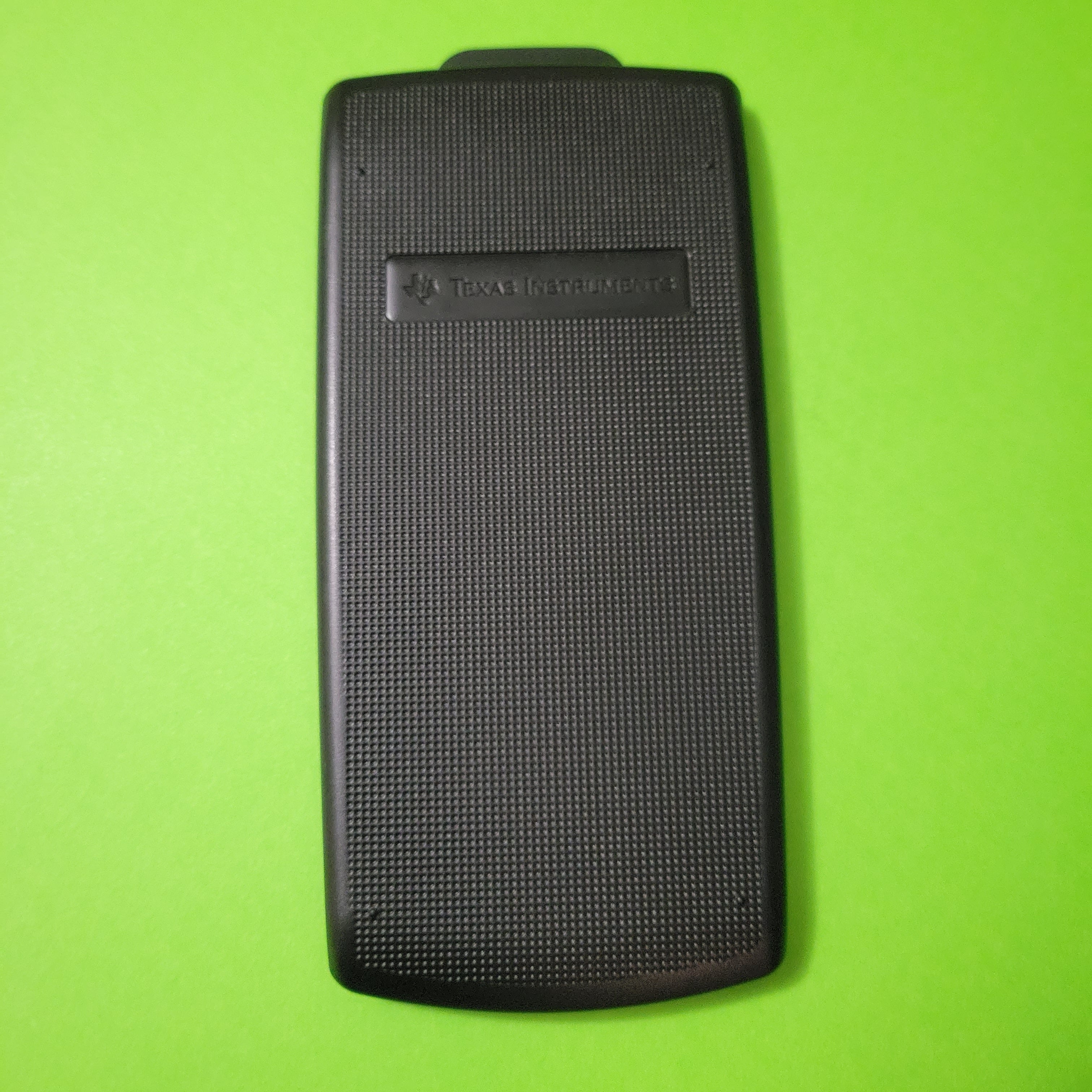 An image of the case of a texas instruments baii plus financial calculator
